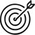 arrow in bullseye target arrow in bullseye target