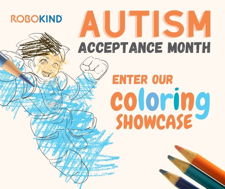 Autism Acceptance RoboKind Coloring Showcase