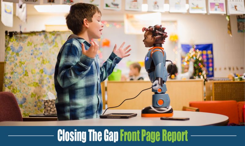 RoboKind on Closing The Gap Front Page Report